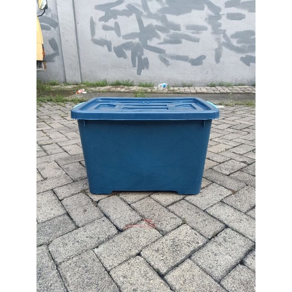 Jual Container Box 75 Liter Kontainer Roda Phylia BIRU | Shopee Indonesia