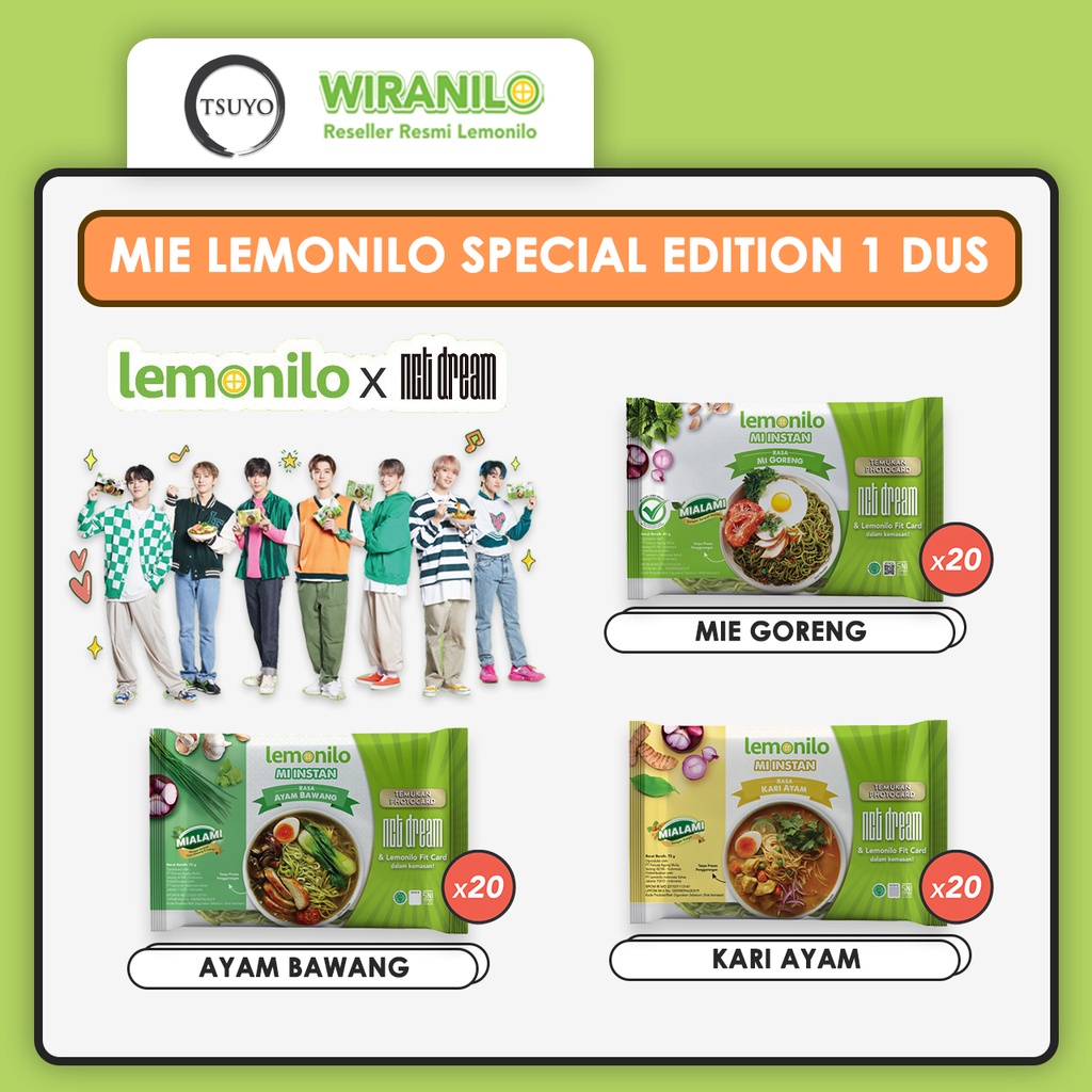 Jual Mie Lemonilo Rendang NCT 1 Kardus Special Edition Rasa Rendang ...
