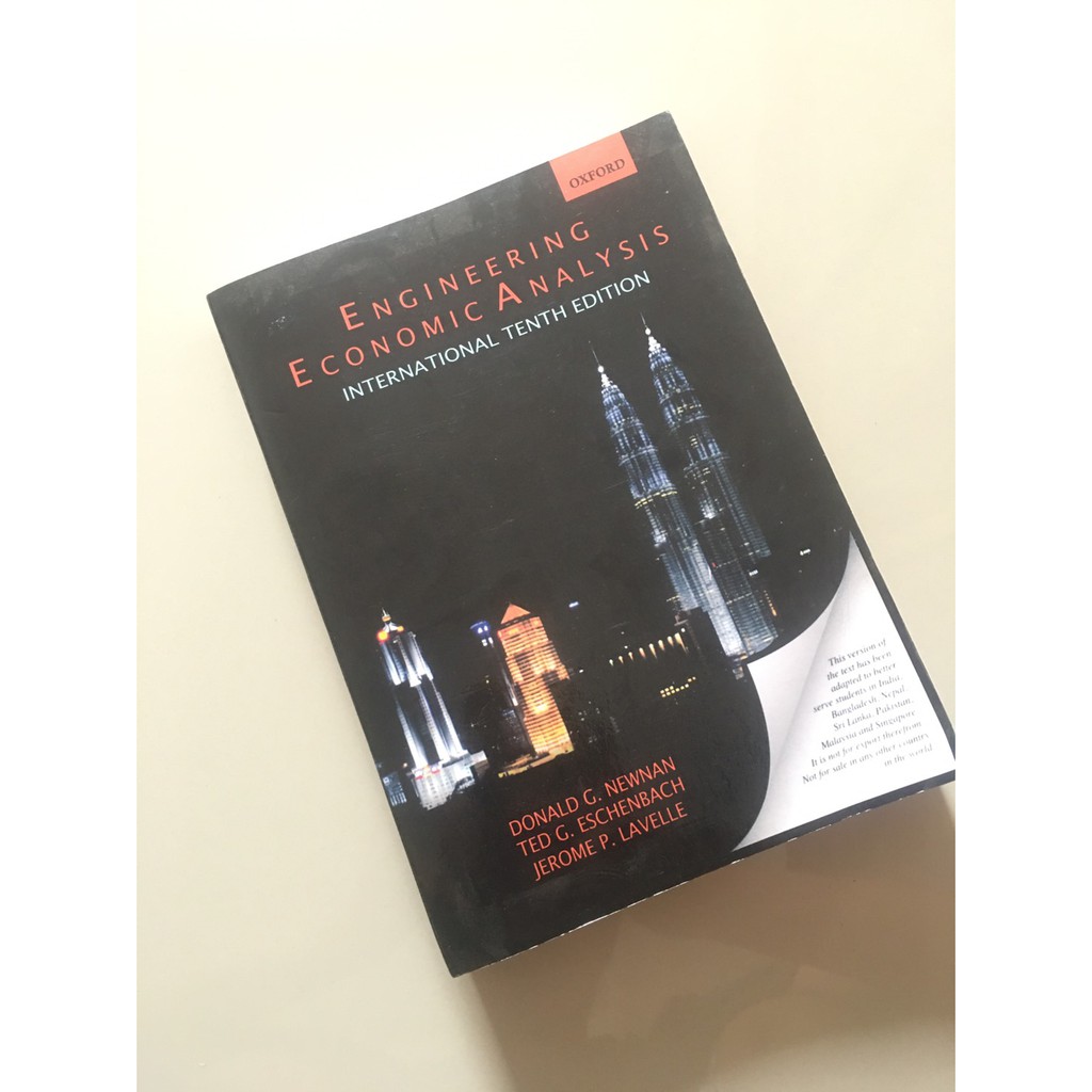 Jual Engineering Economic Analysis 10th Ed (BEKAS) | Shopee Indonesia