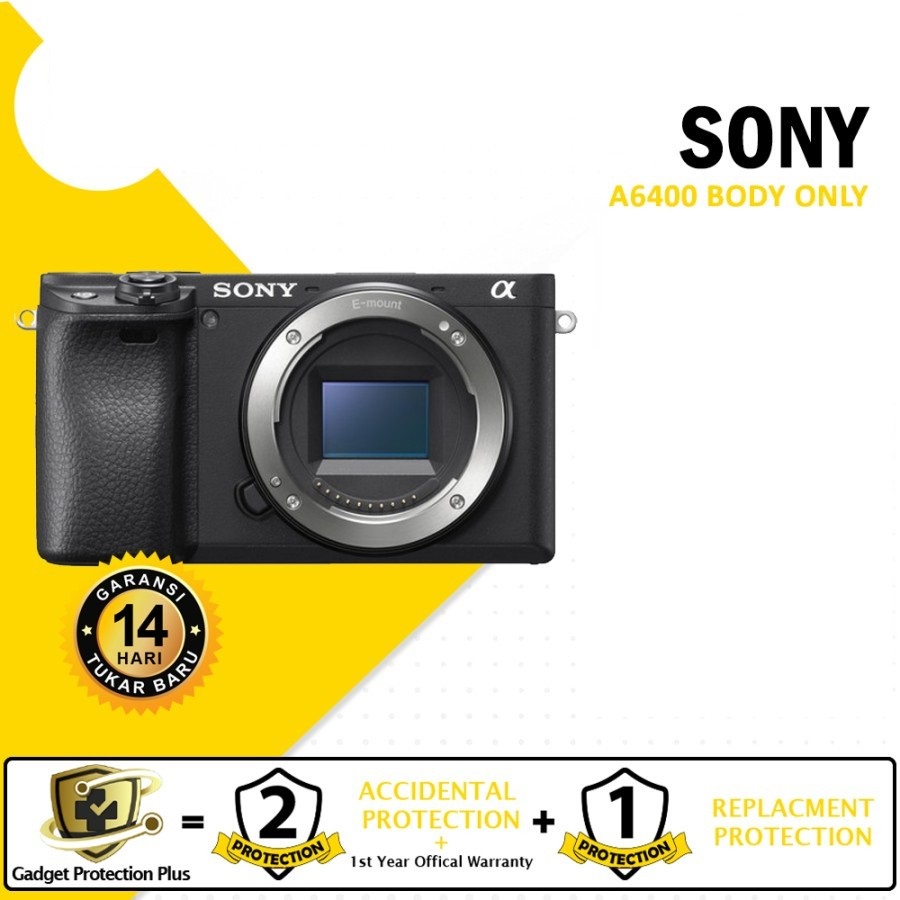 Jual Sony Alpha A6400 / 6400 Mirrorless Camera Body Only Garansi Resmi ...