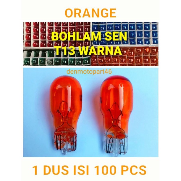 Jual Bohlam Lampu Sen Sein Reteng Tancap Colok T V W Warna