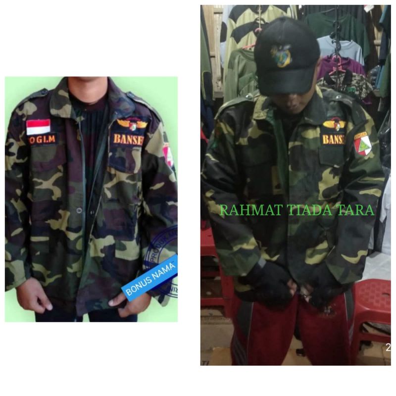 Jual JAKER BANSER BOLAK BALOK DORENG NATO + NAMA | Shopee Indonesia