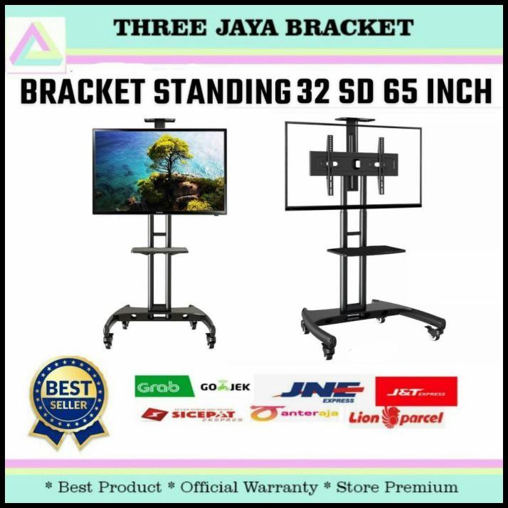 Jual Bracket Tv Stand Standing Tv 65 60 55 50 43 42 40 32 24 Inch ...