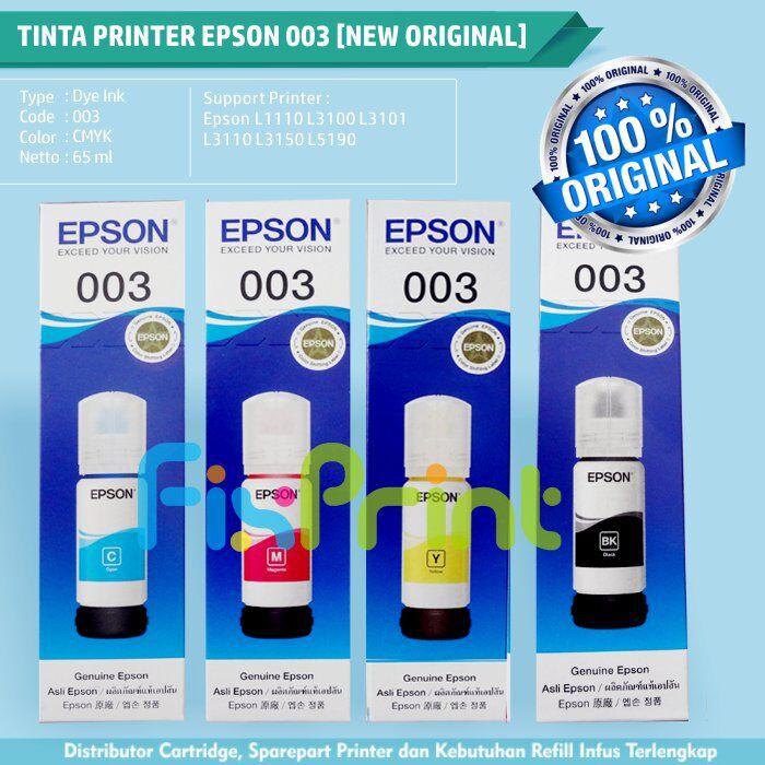 Jual Tinta Epson Printer L L L L L L