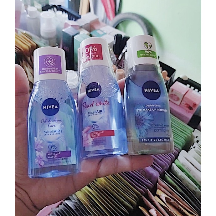 Jual Nivea Micellar Water Ml Nivea Micellair Oil Acne Care Nivea Eye Make Up Remover