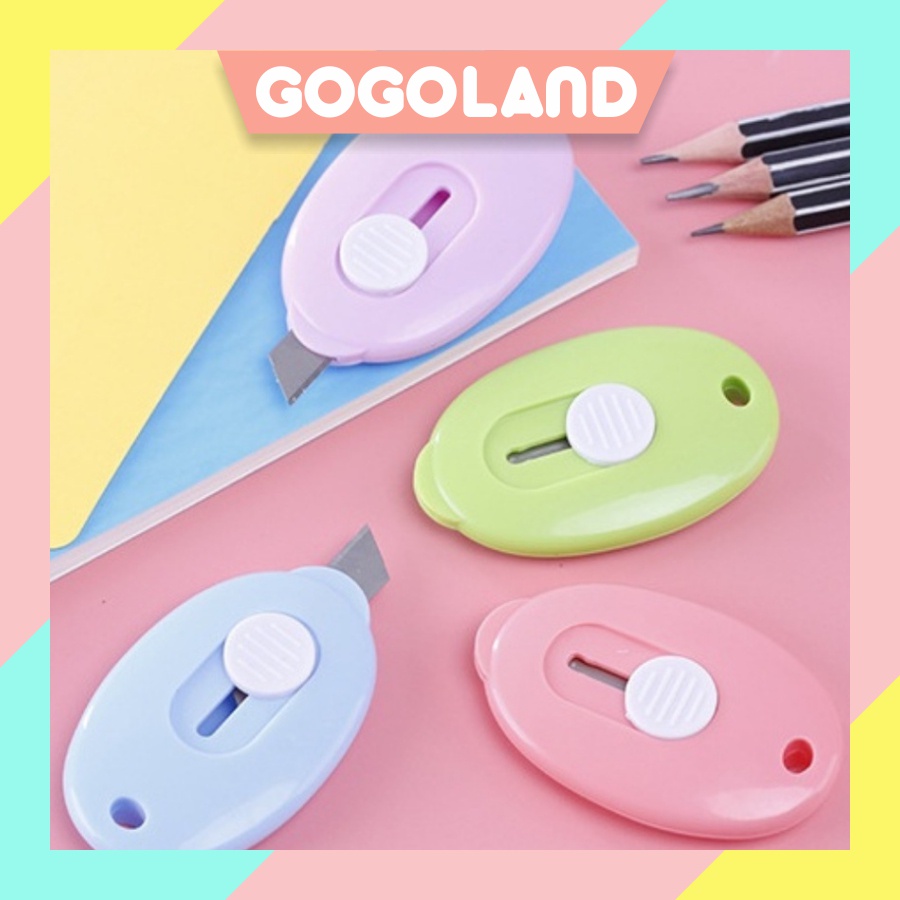 Jual ⭐Gogoland⭐ Cutter Mini Portable Bentuk Oval Mini Cutter Polos ...