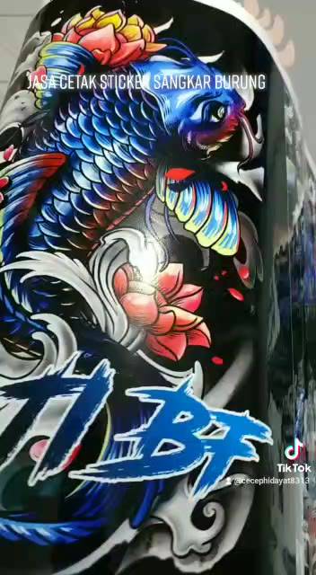 Jual STICKER SANGKAR KOTA KOI CUSTOM | Shopee Indonesia