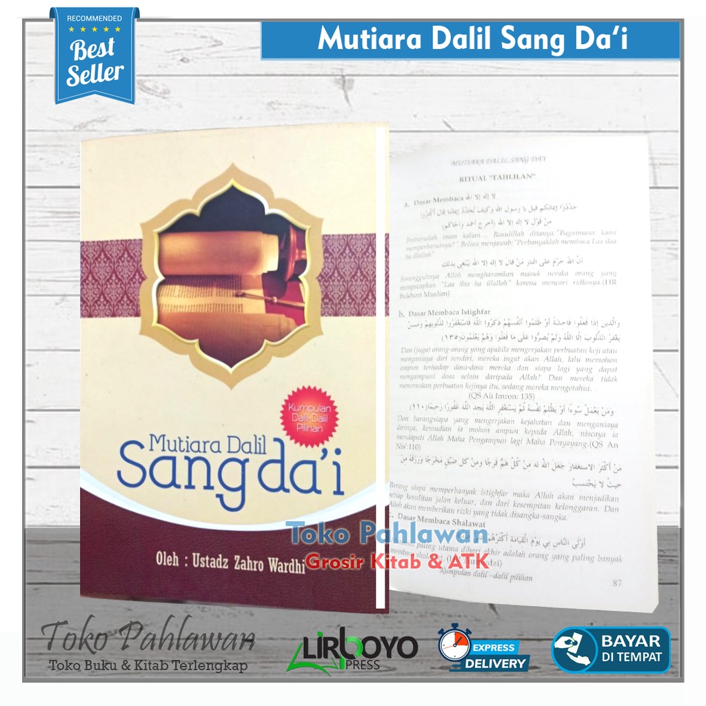 Jual Buku Mutiara Dalil Sang Dai Kumpulan Dalil Da'i Pilihan Berisi ...