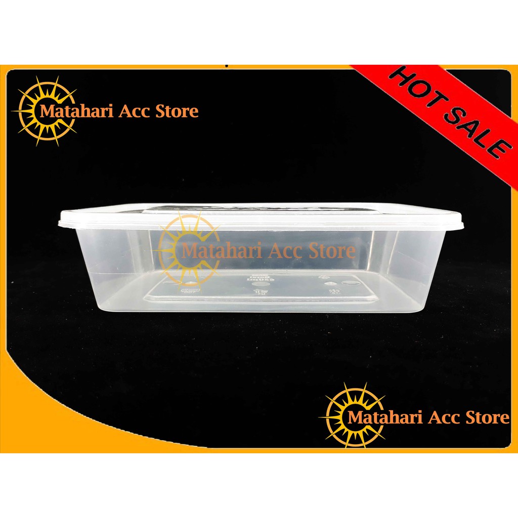 Jual THINWALL KOTAK PANJANG -650 ML - FOOD CONTAINER BOX - ISI 25PCS ...