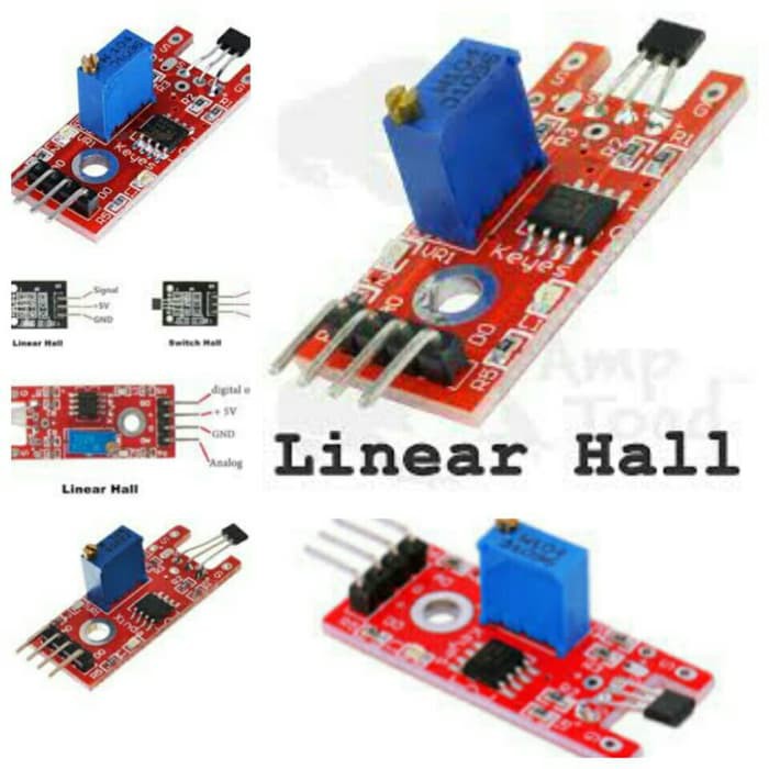 Jual ARDUINO KY-024 MAGNETIC LINEAR HALL SENSOR MODULE FOR AVR PIC ...