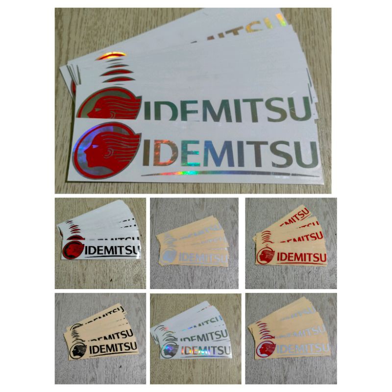 Jual STICKER IDEMITSU STICKER CUTTING | Shopee Indonesia