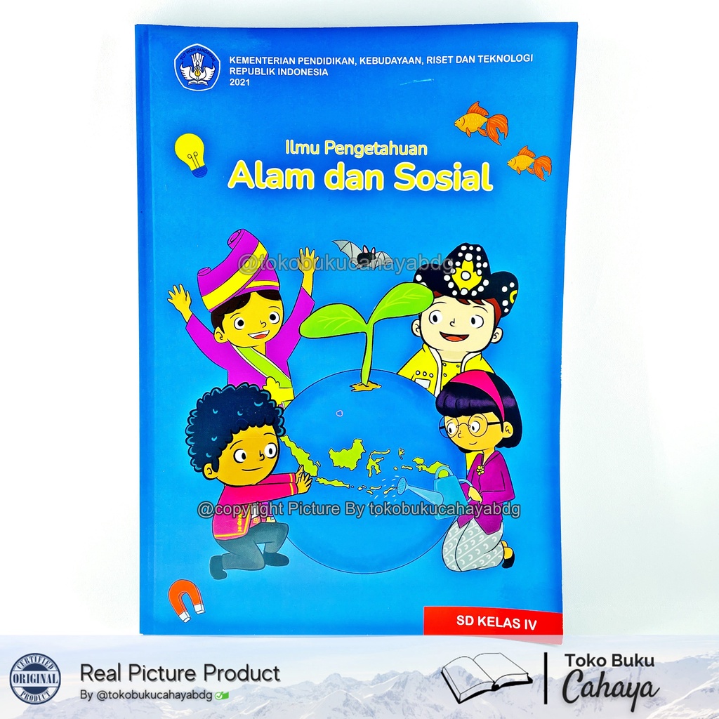 Jual Buku Ilmu Pengetahuan Alam Dan Sosial SD Kelas 4 Kurikulum Sekolah ...