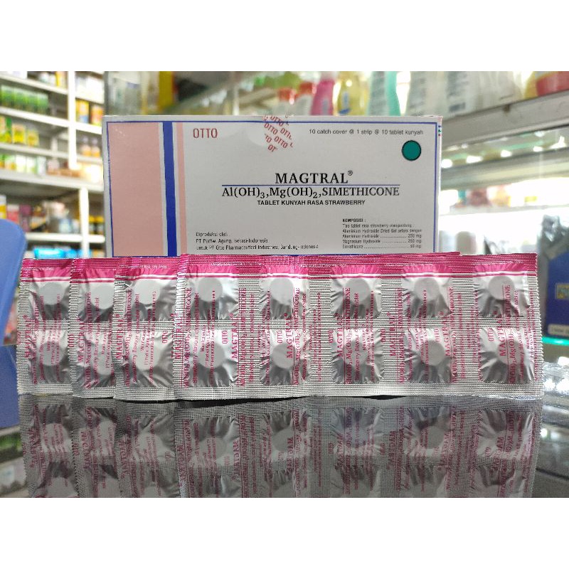 Jual MAGTRAL 1 STRIP 10 TABLET KUNYAH | Shopee Indonesia