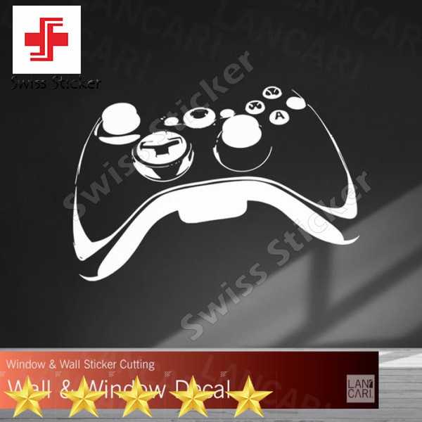 Jual Grosir Sticker Cutting console stick Game Gamers Decal Stiker ...