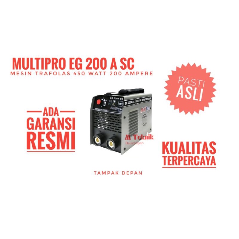 Jual Mesin Trafo Las Multipro Eg A Sc Inverter Watt Trafolas Mma Travo Ampere