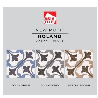 Jual ROLAND MATT UK.25X25 DINDING LANTAI KERAMIK ASIA TILE | Shopee ...