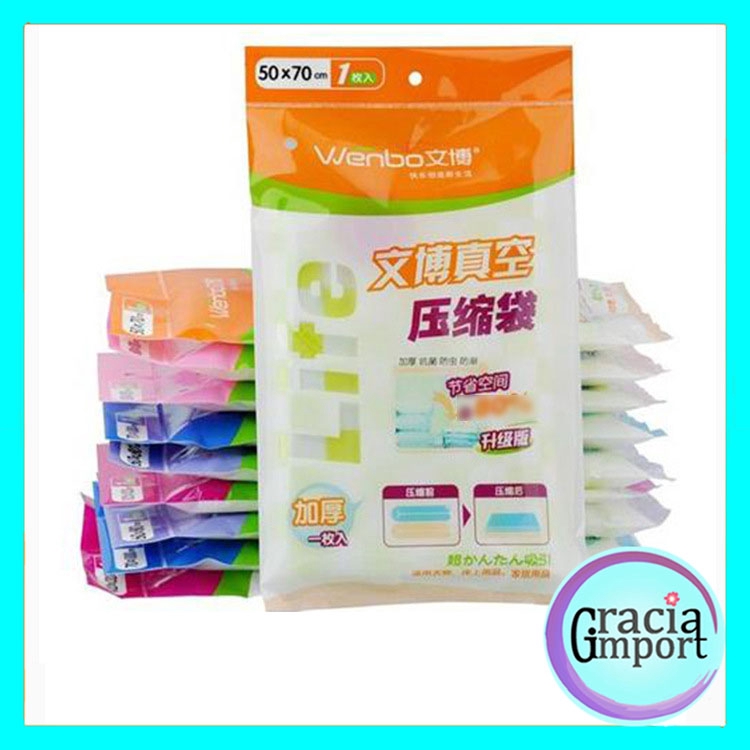 Jual Gracia Wenbo Kantong Vacum Vacuum Storage Bag Vakum Bag Plastik