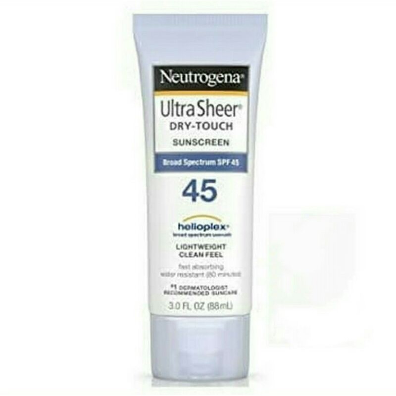 Jual Neutrogena Ultra Sheer Dry Touch Sunscreen Spf 45 - 88ml | Shopee ...