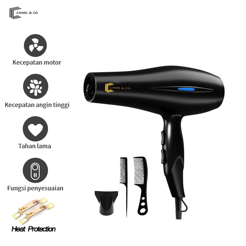 Jual Canel Co Hair Dryer W Dingin Hangat Panas Cold Hot Wind Haircare Anion Beauty Salon