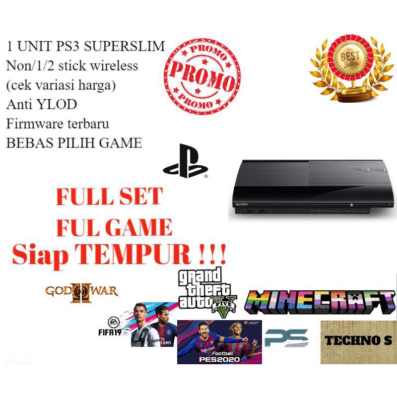 Ps3 super slim store shopee