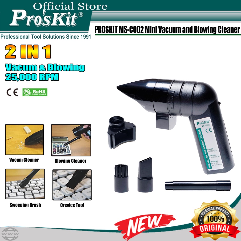 Jual Proskit MS-C002 Penyedot Debu Vacuum Cleaner Mini Pro'sKit MS-C002 ...