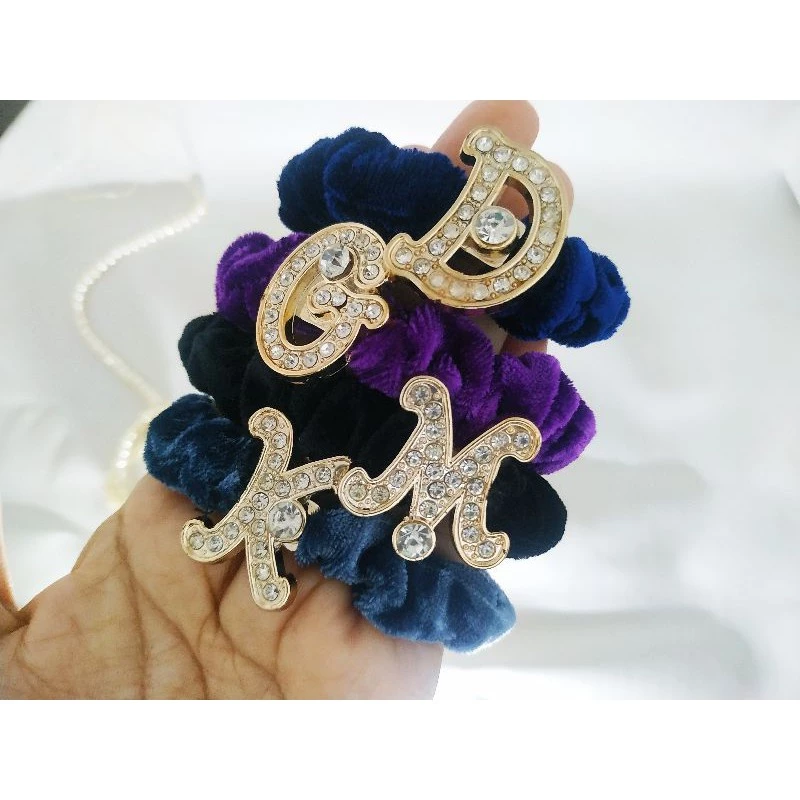 [UNIK88] IKAT RAMBUT BLUDRU HURUF/ KARET RAMBUT KAIN BLUDRU/ IKAT RAMBUT CANTIK | AutoStock