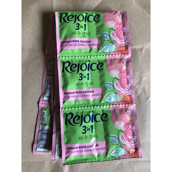 Jual Rejoice Korean Rose Shampoo RENTENG isi 12 | Shopee Indonesia