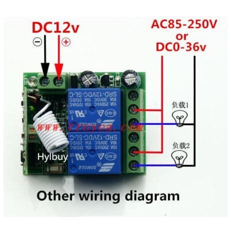 Mạch điều khiển từ xa RF 2 kênh 315Mhz 12V KGS-B20 (học lệnh), đại lý, phân phối,mua bán, lắp đặt giá rẻ