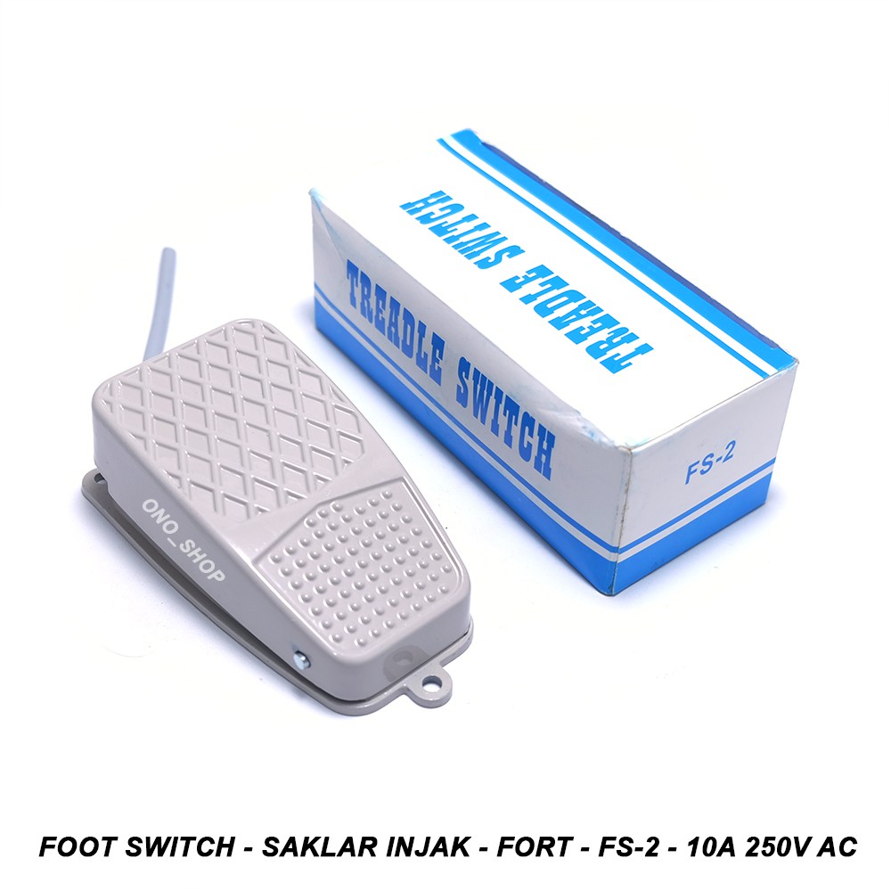 Jual Foot Switch - Saklar Injak - FORT - FS-2 - 10A 220V AC | Shopee ...