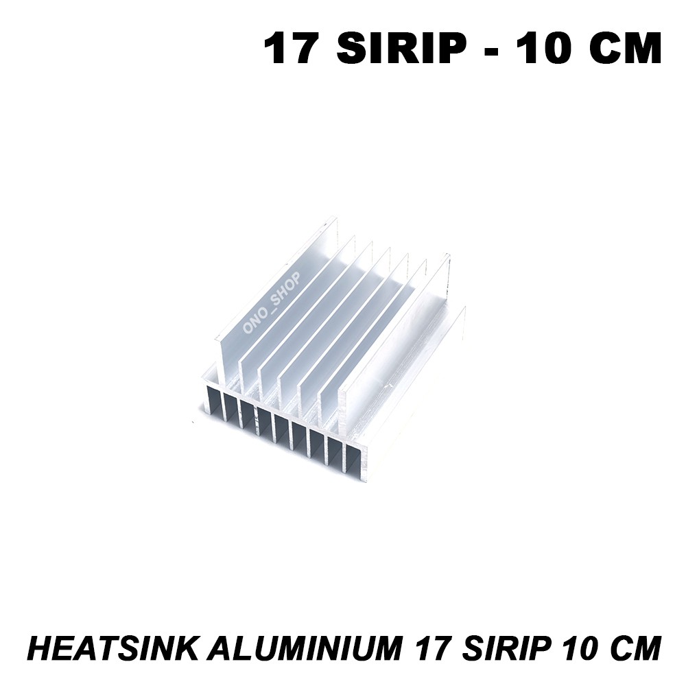 Jual Heatsink Aluminium 17 Sirip - 10 cm | Shopee Indonesia