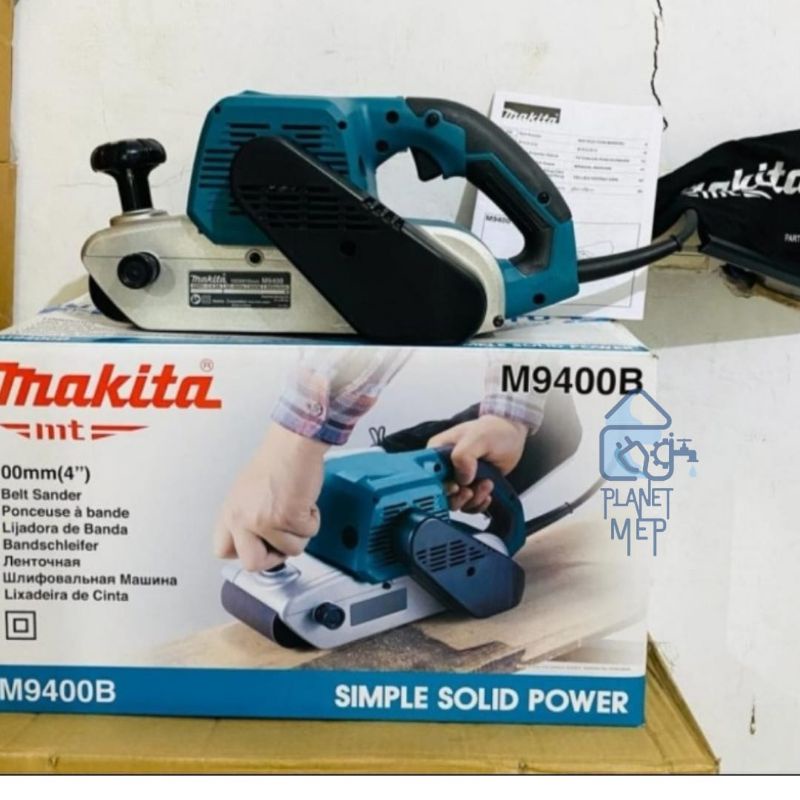 Jual Mesin Amplas Makita Belt Sander M-9400B / Amplas Kayu | Shopee ...