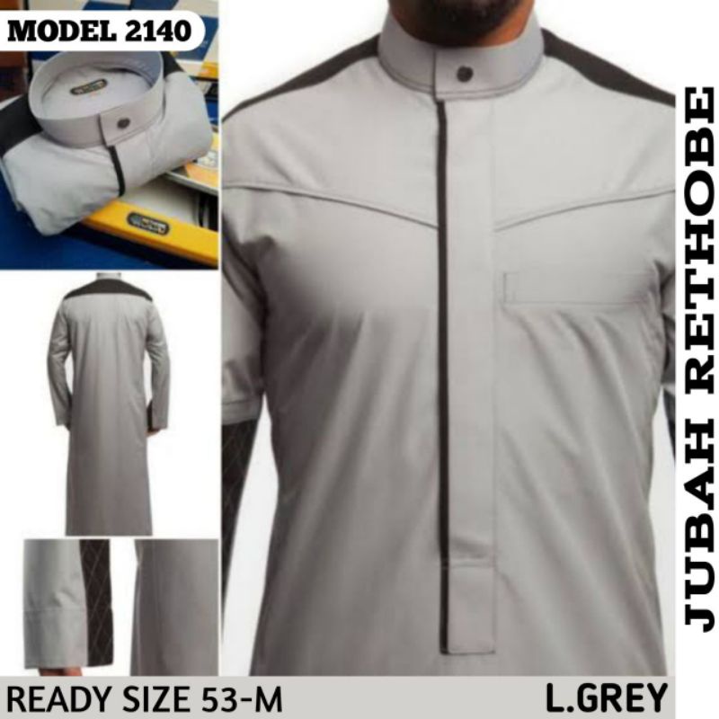 Jual (BISA COD)GAMIS JUBAH PRIA MERK RETHOBE PREMIUM IMPOR SAUDI ELEGAN ...