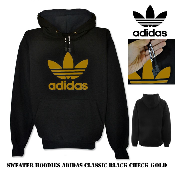 Hoodie adidas hitam best sale