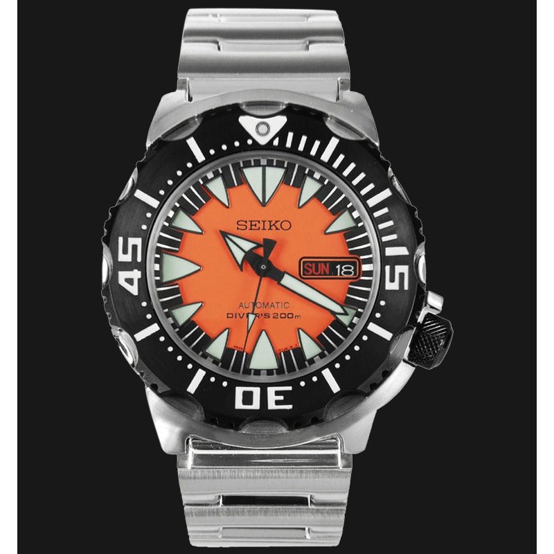 Jam Tangan Pria SRP315 Seiko SRP315K2 Orange Monster Diver 200M