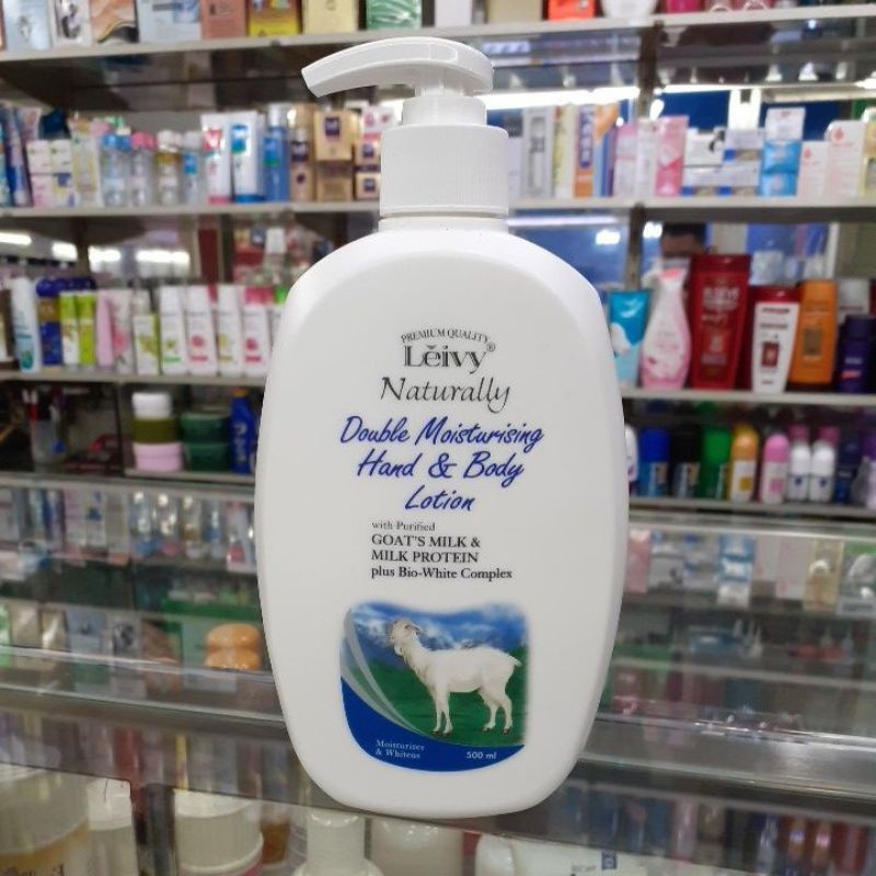 Jual Leivy Double Moisturising Hand And Body Lotion Goats Milk 500ml