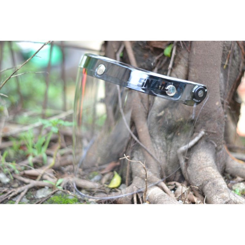 Jual Kaca Helm Retro injak model Snail F19A original injak iridium ...