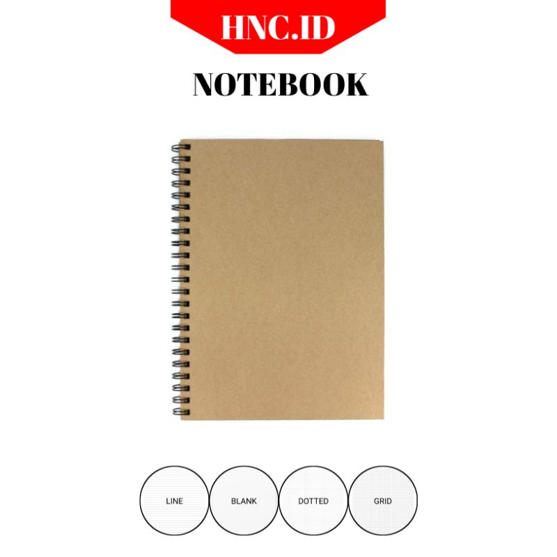 Jual NOTEBOOK A6 AESTHETIC ISI 100 HALAMAN COVER HITAM DAN COKLAT ...