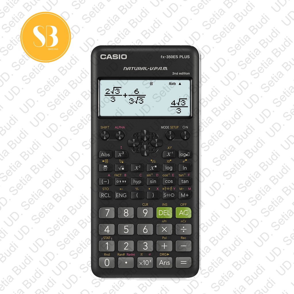 Jual Kalkulator Scientific CASIO FX 350ES Plus Asli dan Bergaransi 350 ES Shopee Indonesia
