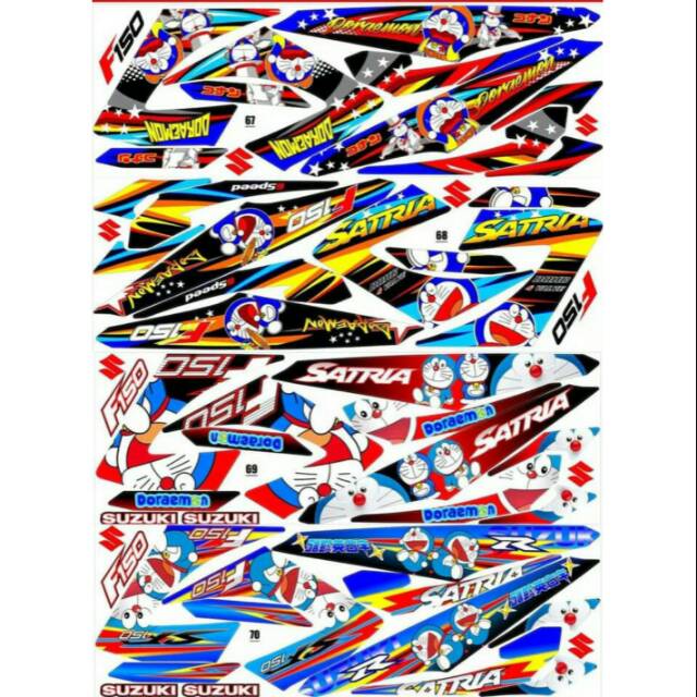 Jual Sticker / Striping Variasi Animasi Satria Fu Facelift 2013-2016 (A ...