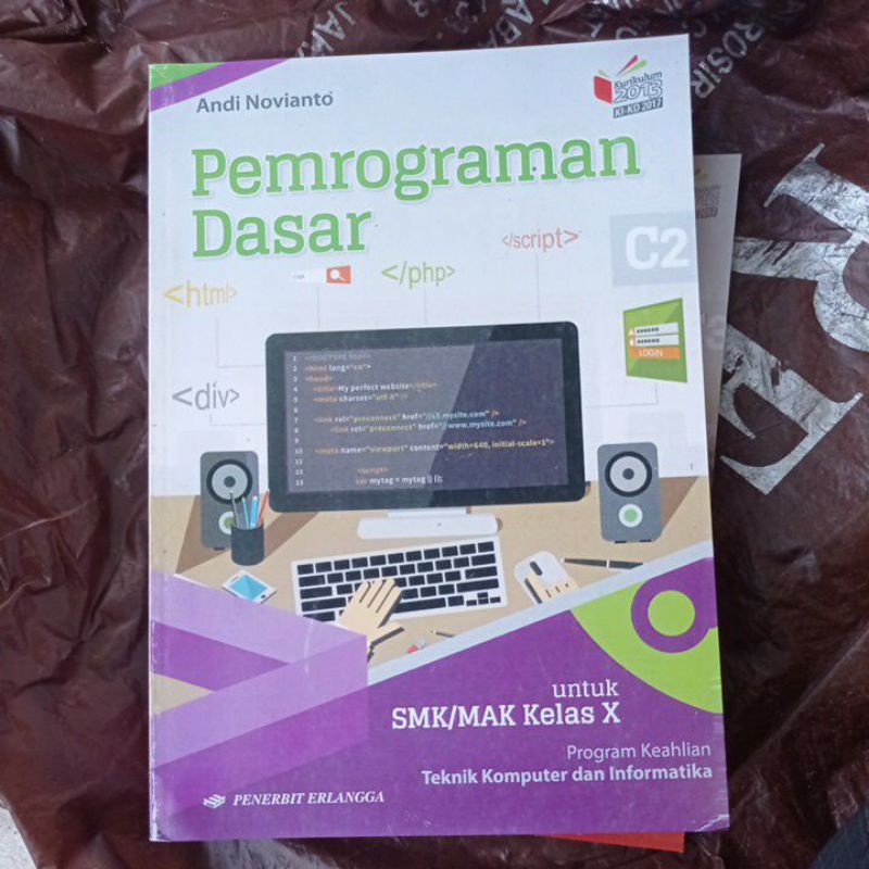 Jual Pemograman Dasar C2 kls 10 SMK. Tehnik Komputer & Informatika ...