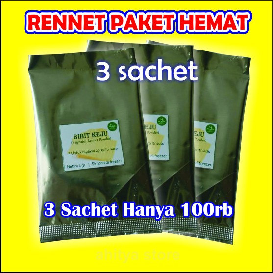 Jual RENNET KEJU - PAKET HEMAT 3 Pcs | Shopee Indonesia