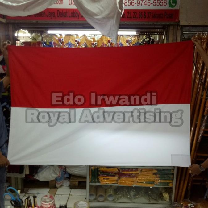 Jual Bendera Merah Putih Ukuran 120 Cm X 180 Cm Bahan Drill Berkualitas Shopee Indonesia