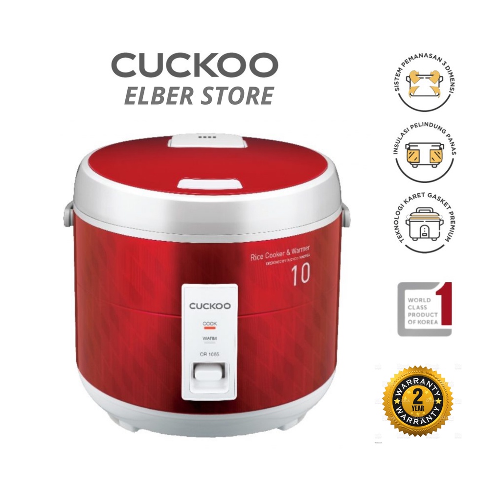Jual Rice Cooker CUCKOO Merah CR1065RD | Shopee Indonesia