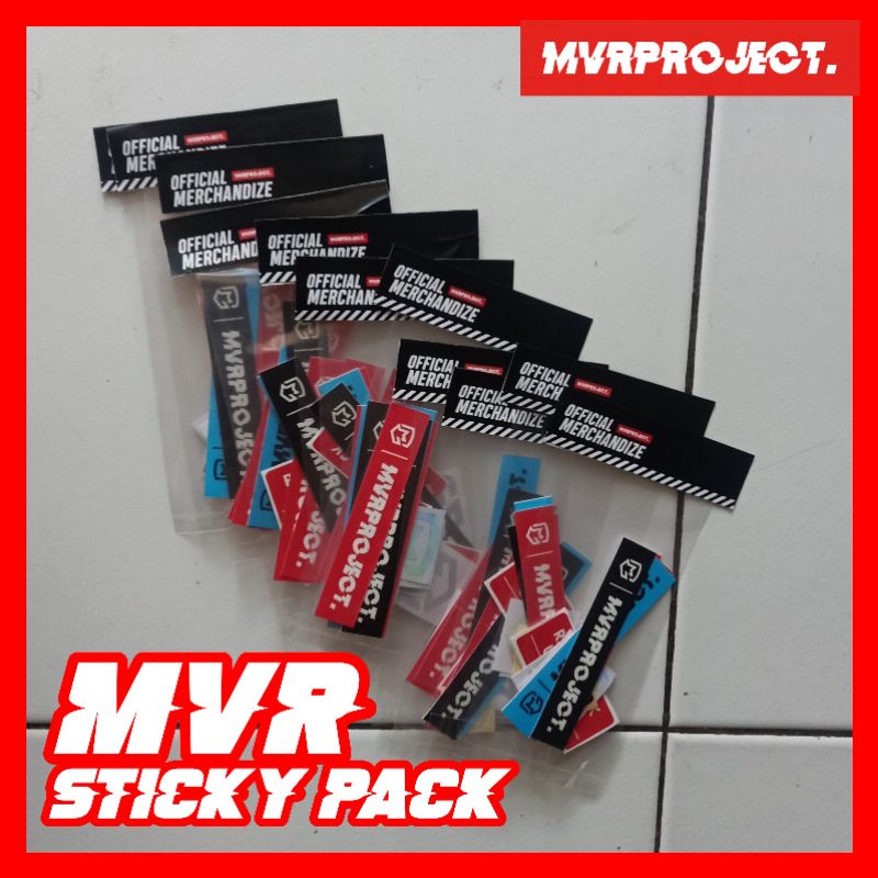 Jual [ MVR STICKY PACK ] Official Stiker MVR Project | Shopee Indonesia