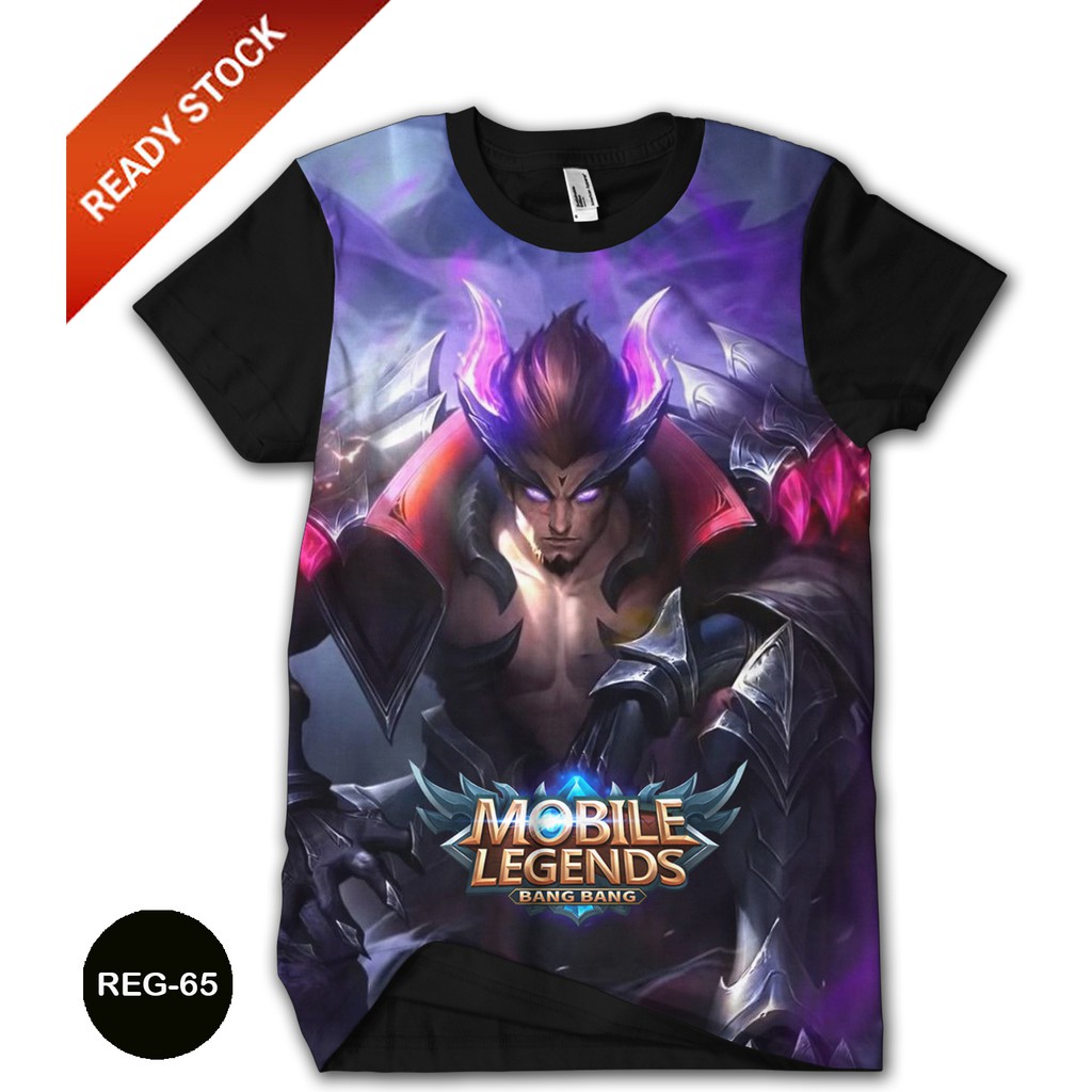 Jual Kaos Mobile Legend Yu Zhong Black Dragon Baju Anak dan Dewasa ...