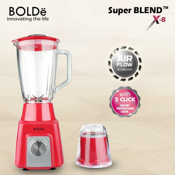 Jual Blender BOLDe Super Blend X8 SuperBlend X8 Blender 4 Mata Pisau Tajam Grosir Bolde