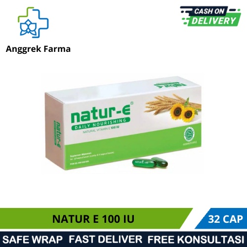 Jual NATUR E 100 IU 32'S/VITAMIN E/VITAMIN E UNTUK KULIT DAN TUBUH