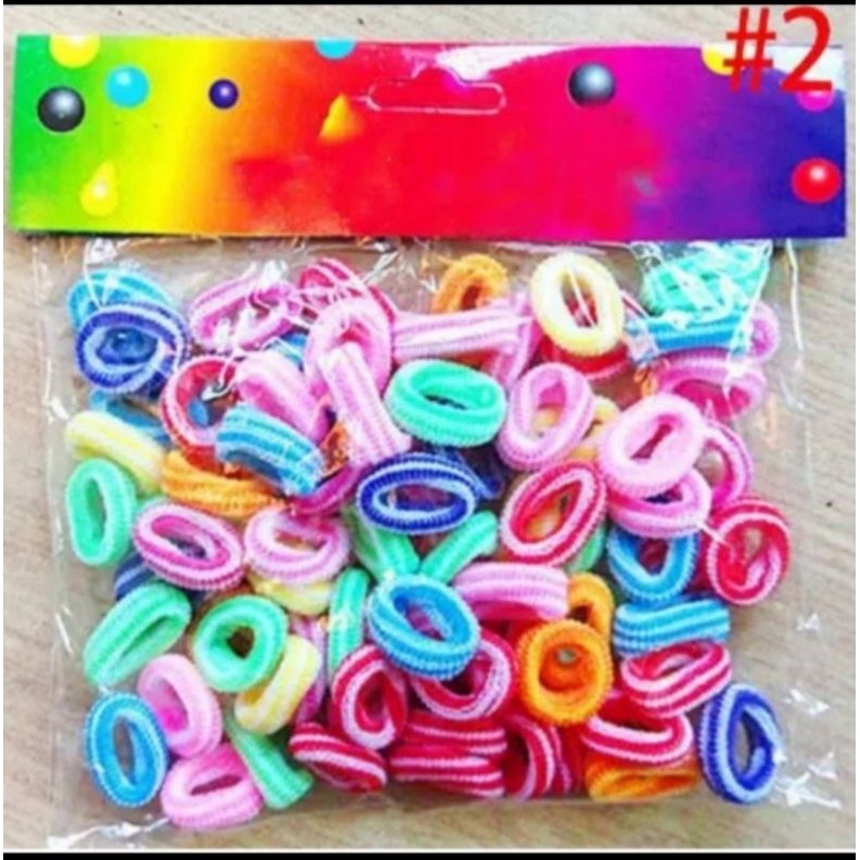 Jual Karet Ikat Rambut/ Karet Kain mini (bahan lembut) | Shopee Indonesia