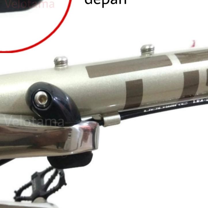Jual kunci frame sepeda lipat folding bike frame lock buckle kunci ...