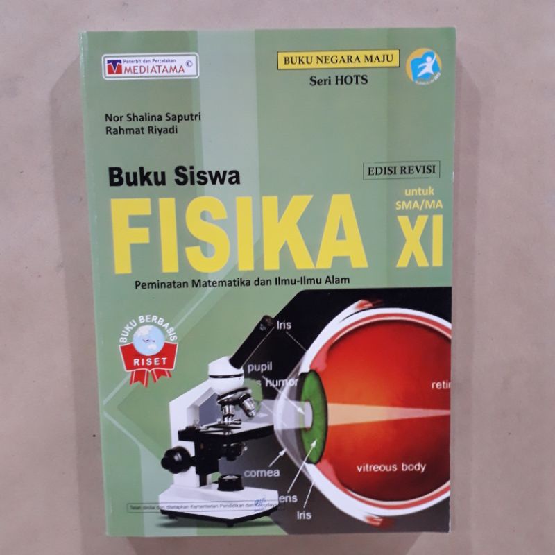 Jual Buku Siswa FISIKA Seri Hots Untuk SMA/MA Kelas 11/2/XI Mediatama ...